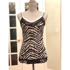 Zebra striped camisole!